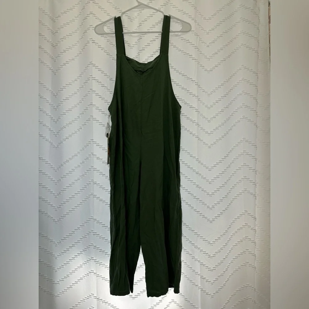 Cali 1850 Olive Green Jumpsuit for Women - Picture 4 of 4